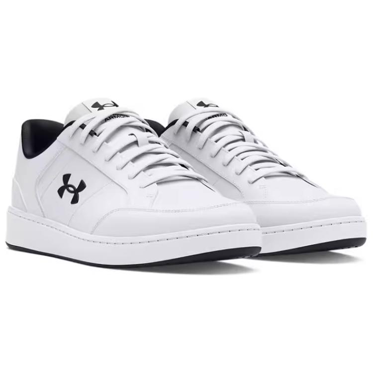 Under Armour Official White Black Men Sneakers 3028486-101