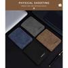 High Quality Sanded Leather Men Wallets Short Foldable Card Holder Coin Purse Men