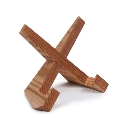 Cookbook Stand Handmade Wooden Recipe Book Holder Display Stand Kitchen Supplies