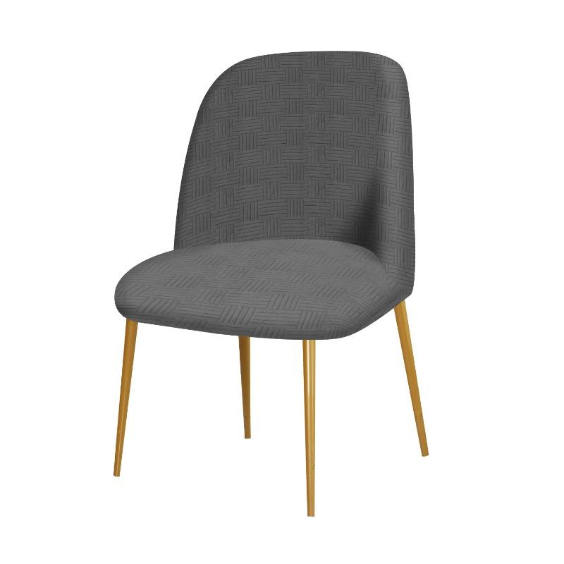 

1/2/4PC Duckbill Jacquard Chair Cover Curved Back Dining Chair Covers Low Back Stretch Chair Slipcovers for Kitchen Hotel Office 1PC