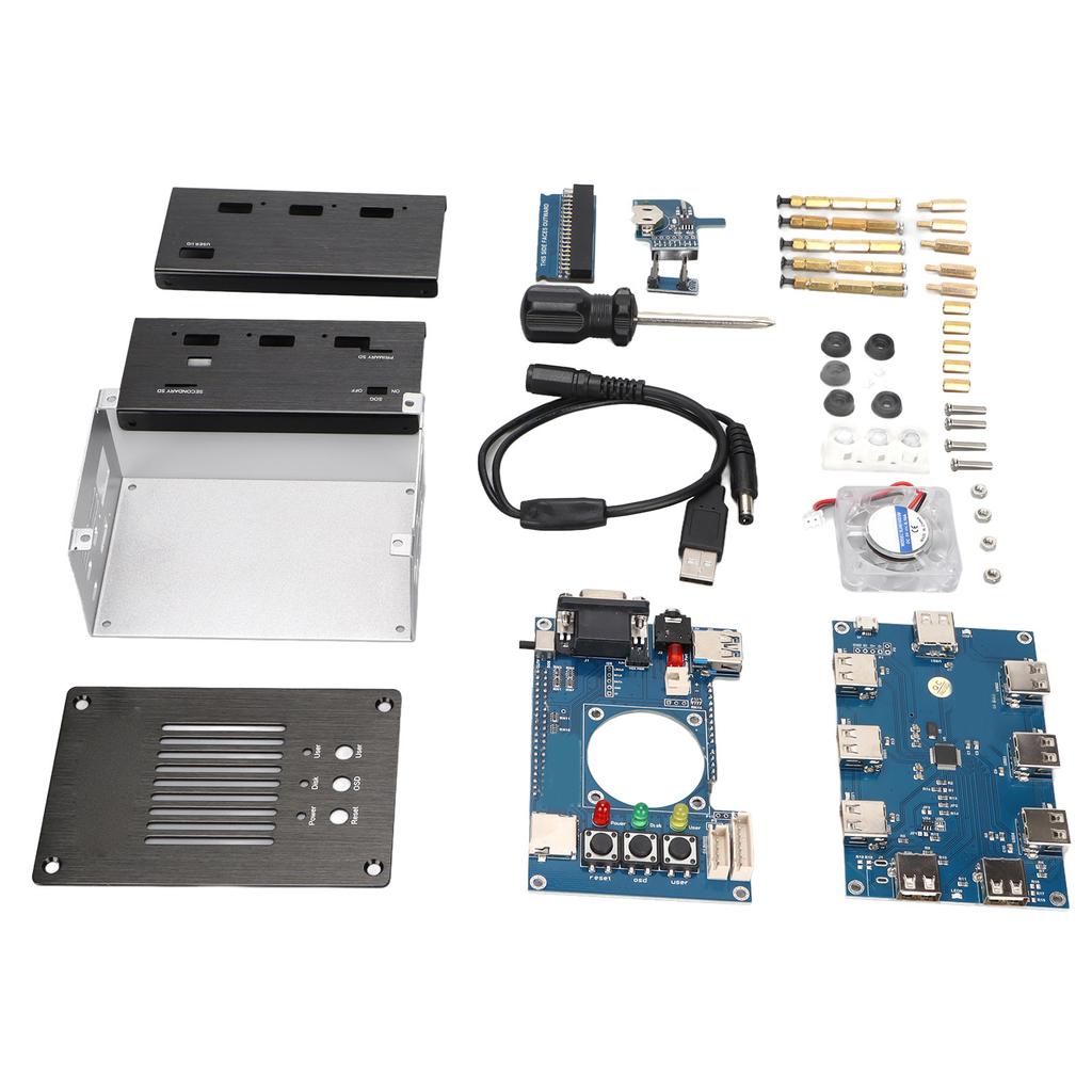 DIY Metal Housing Kit 128mb Stable Durable USB Hub V2.1 IO Board V6.1 Mister FPGA Metal Housing Set