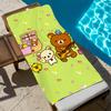 Anime Cute Cartoon R-rilakkuma-a Towel Large Quick-Drying Microfiber Soft Beach Towel for Travel Fitness Sauna Bathing Camping