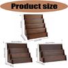 Space Saving Wood Card Holder With Tiers Shelves To Keep Your Desk Organized