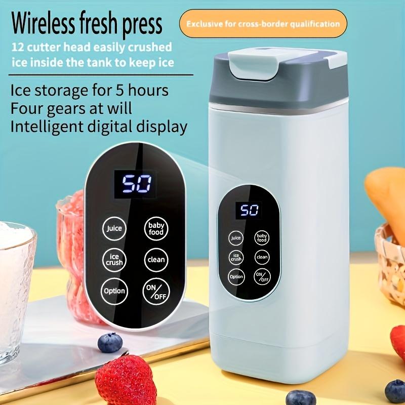 Leistungsstarker Mixer Eis Crushen Smoothies zubereiten Babynahrung Verstellbare Geschwindigkeiten Kühl halten - Ihr ultimativer Küchen-Multitasker