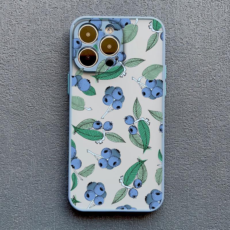 Color Fruits Banana Strawberry Phone Case For iPhone 14 13 12 11 Pro Max Mini 15 Pus Pro Max X XS XR 7 8 Plus Shockproof Covers