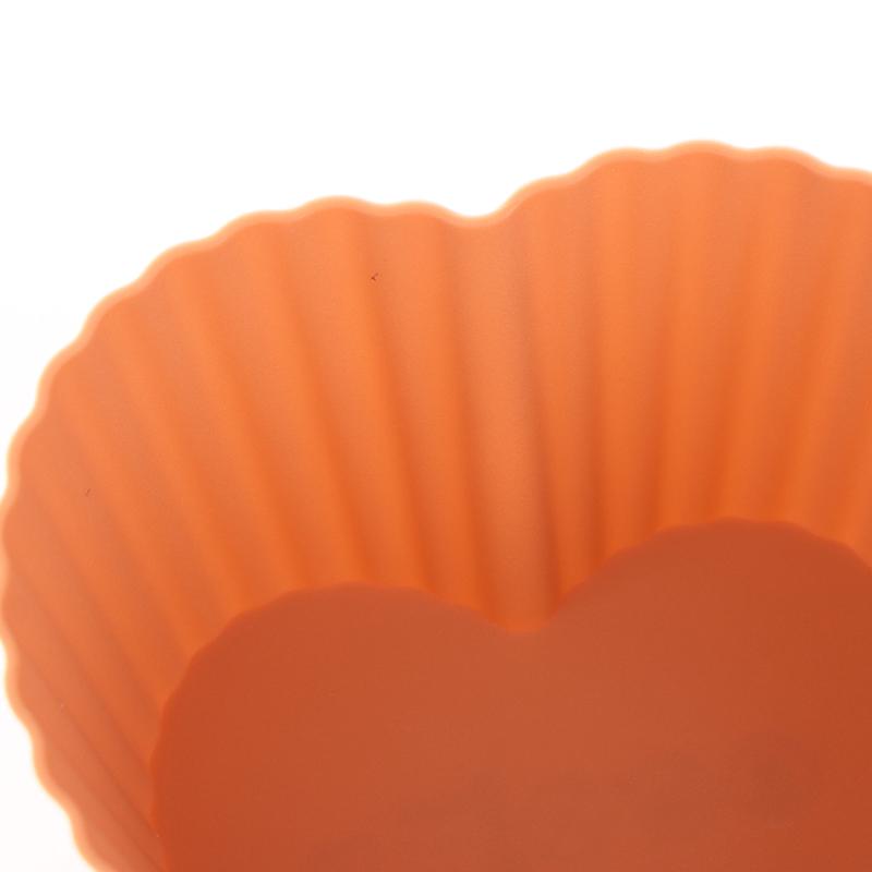 8Pcs Multi-Shape Silicone Cupcake Liners Baking Cups Non-Stick Reusable Diy Cake Pudding Muffin Liners Pastry Cake Baking Mold