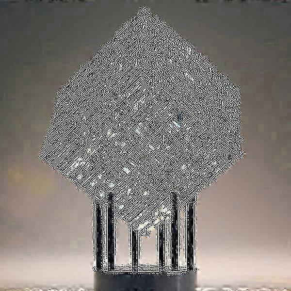 Magik Chroma Cube Glass Sculpture Home Office Desktop Ornament Housewarming Gift