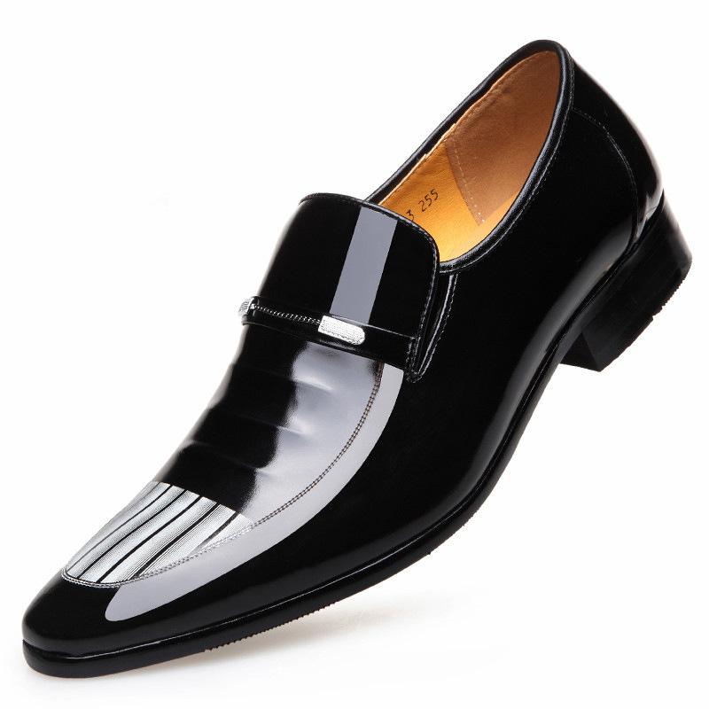 

Мужские остроносые кожаные туфли из коровьей кожи для официальной одежды, британские кожаные туфли для бизнеса, корейские мужские туфли 44