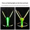 LED Running Vest USB Rechargeable Reflective Glowing Reflector Straps High Visibility Night Running Riding Clothing Elastic Band