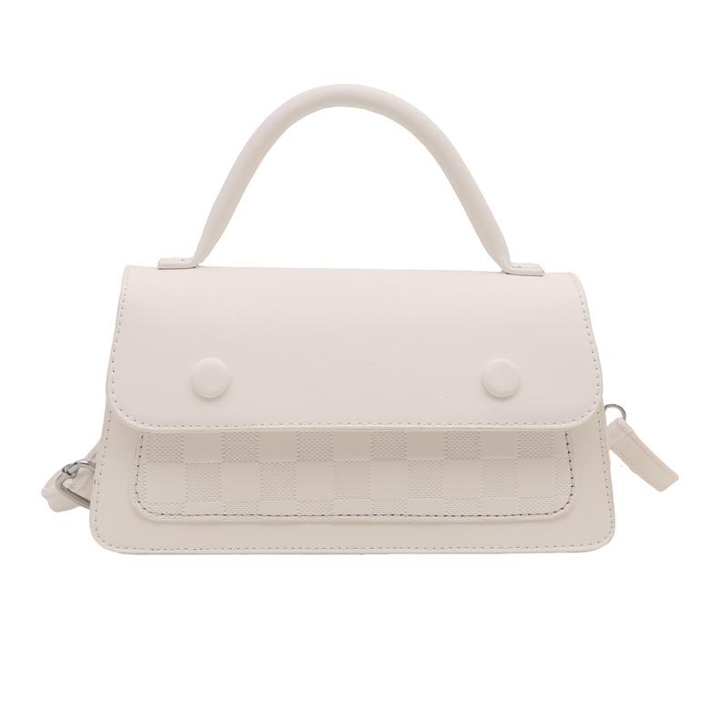 Fashionable Checkered Women's Bag New High quality Niche Crossbody Bag Fashionable Commuter Shoulder Bag Small Square Bag