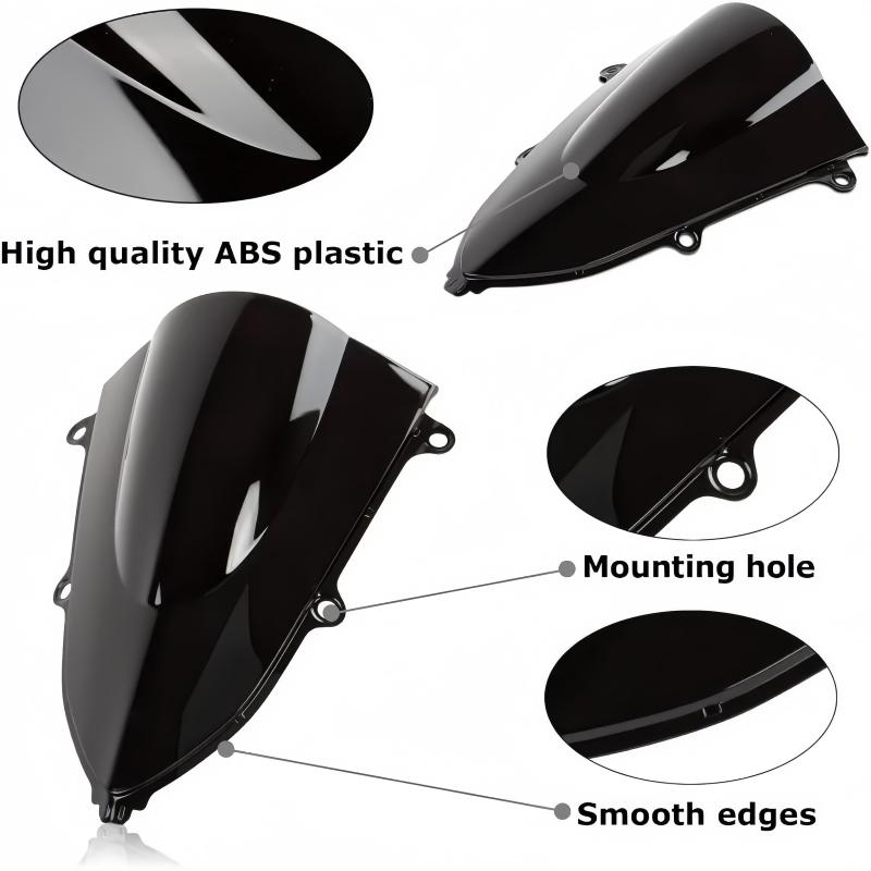 Motorcycle Windshield Double Bubble WindScreen Air Deflector Fairing Deflector For Honda CBR 250 RR CBR250RR 2017-