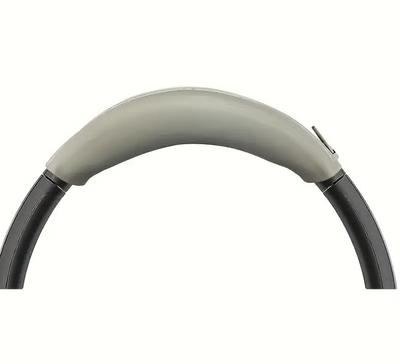 Replacement Headphone Cover Compatible Repair Zipper Gaming Headphones Easy Installation Grey Silicone 7.6cm