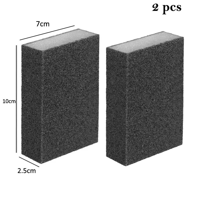 Magics Sponge Eraser Descaling Emery Cleaning Brush Silicon Carbide Descaling Cleaning Brush Stove Top Pot Kitchen Tools