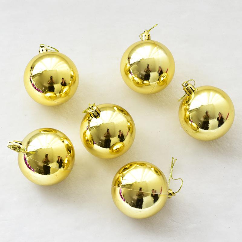 NUCHI Shiny Matte Christmas Ornaments - Hanging Tree Balls for Holiday Decor.