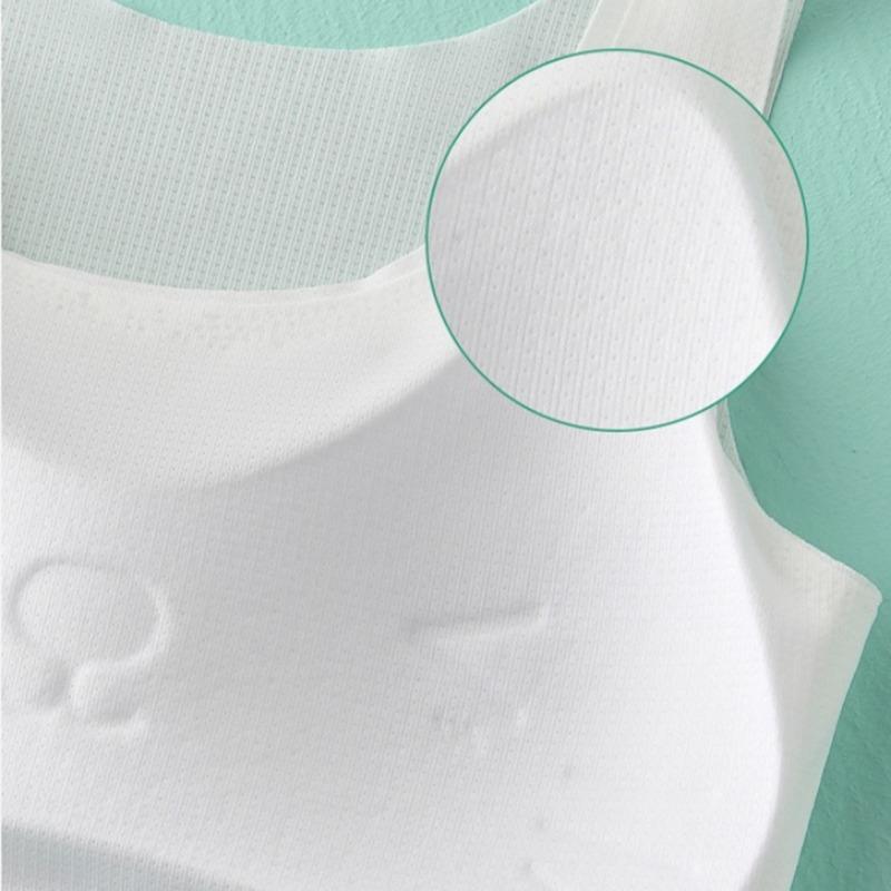 Sweet Soft Comfortable Racerback Training Vest for Growing School Girls Thin Lightweight Breathable Daily Developmental Undergarment