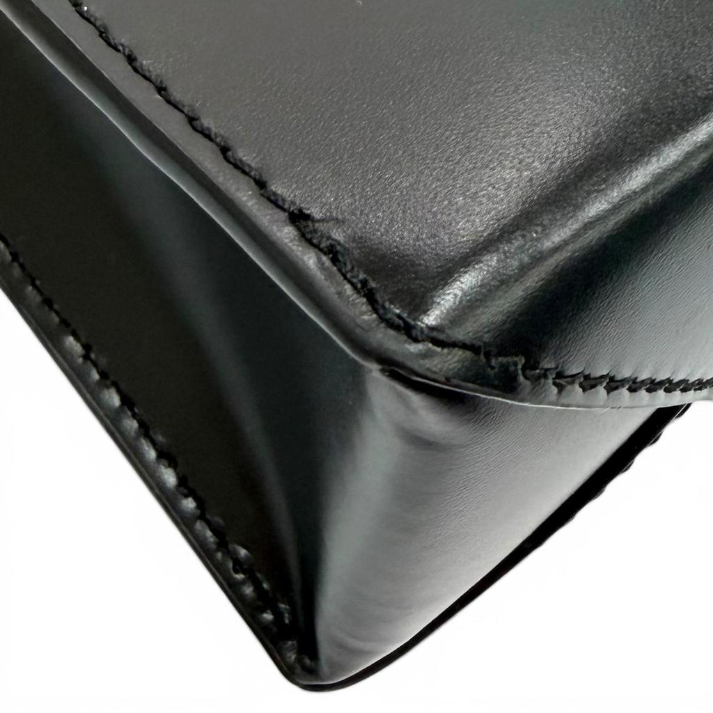 Excellent LOEWE Shoulder Bag Standard A5 Tote Leather 2-Way black A933S30X01 Used