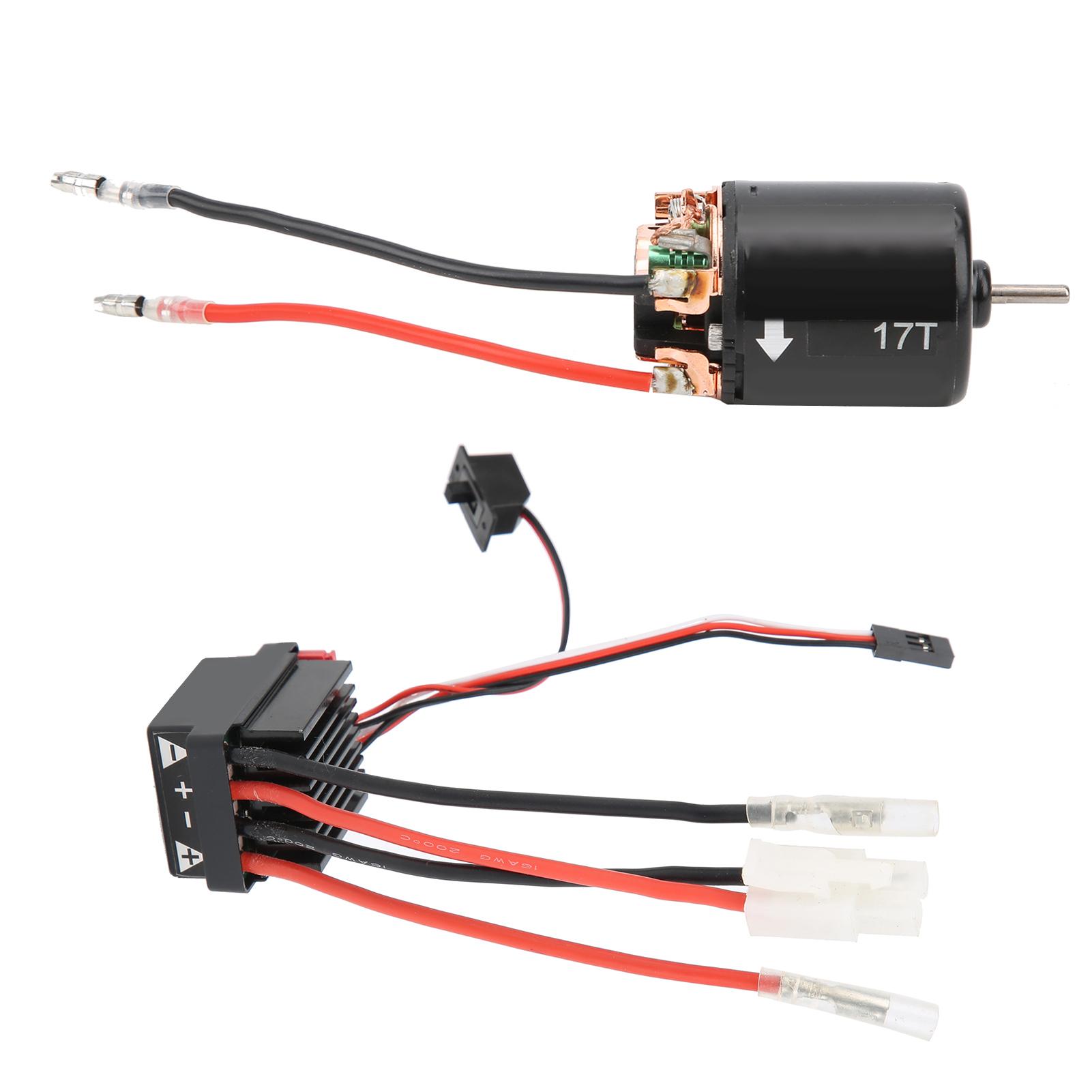 

Universal 17T 540 Brushed Motor 320A Brushed ESC Set Accessory Fit for 1/10 RC Car