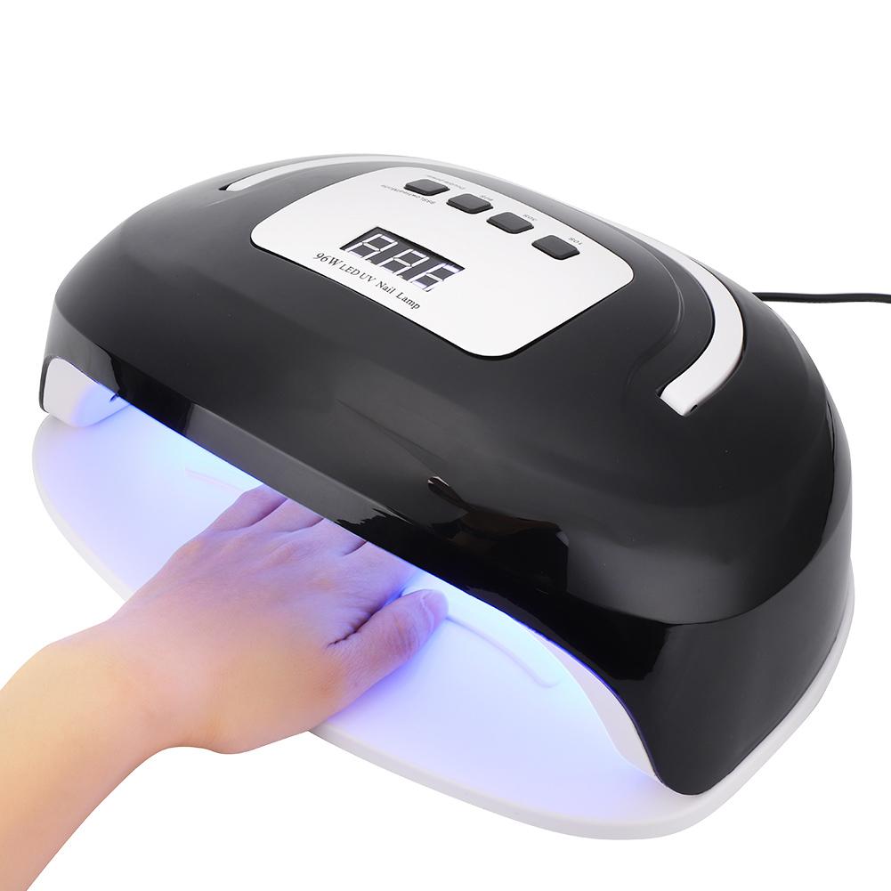 

96 Вт Профессиональная светодиодная УФ-лампа-сушка для гель-лака для ногтей Машина для сушки ногтей EU Plug