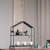Modern Luxury Iron Display Shelf - Desktop Curio Cabinet Tea Ceremony Organizer, Chinese Style Decorative Shelf for Living Room