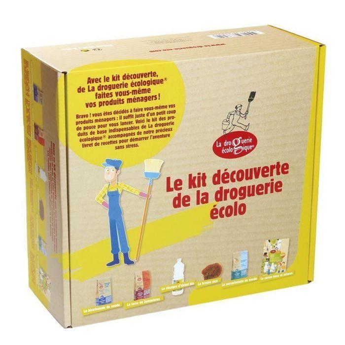 Coffret Kit découverte - SOFT - Kit ménager écologique - Bicarbonate de soude - Vinaigre bio - Brosse coco