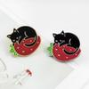 Badge Pin Jewelry Accessories Lapel Pin Black Cat Enamel Pin Lapel Brooch Brooches Pin Cat Brooch