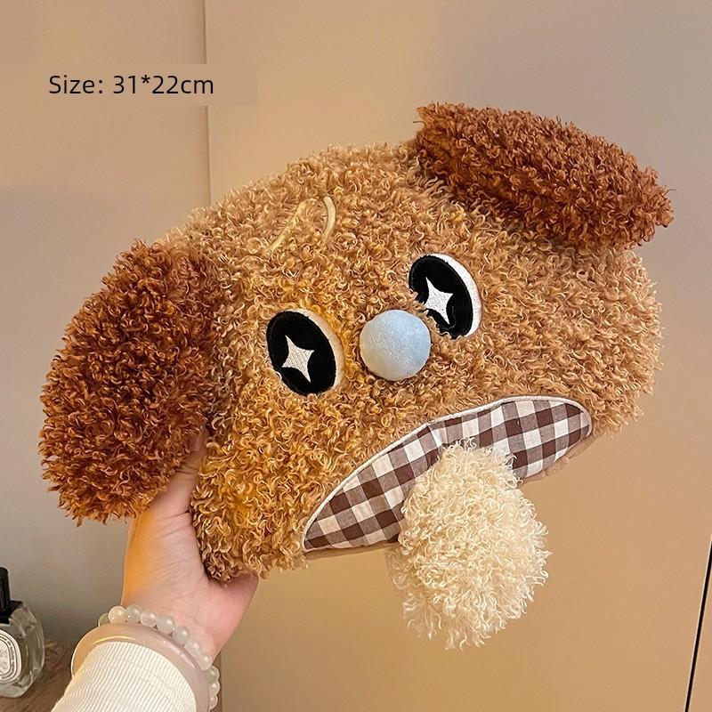 Cute Puppy Hot Water Bottle, Rechargeable Warm Water Bag, 2025 New Model, Winter Hand Warmer, Plush Thermal Treasure
