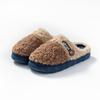 Cotton slippers women's thick bottom autumn and winter home home couple indoor warm cute non-slip men's cotton slippers