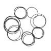 Rubber Drive Belts for  and Video Players 20pcs Set Sturdy and Stable Mixed Size 75-100mm Width 1.2mm