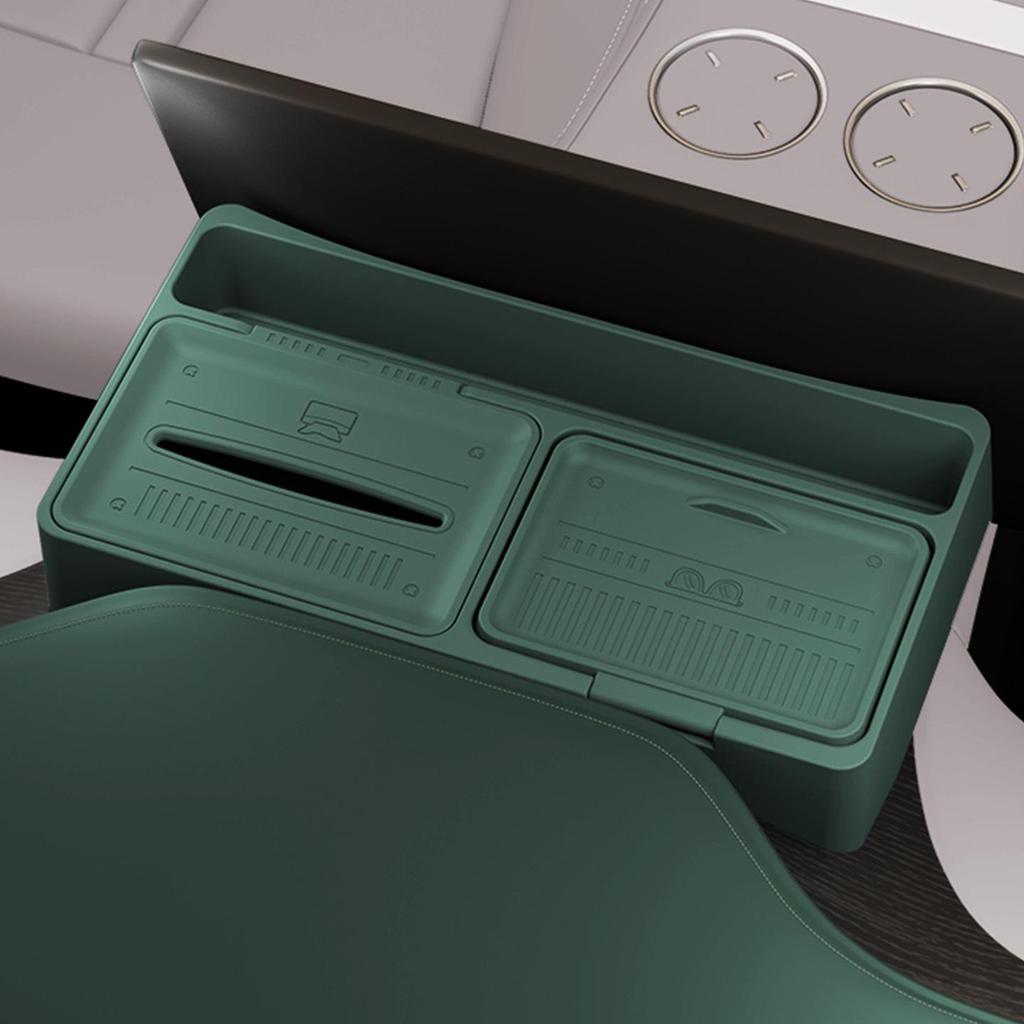 Xiaomi YU7 Car Screen Rear Organizer & Tissue Box - Fits 25 Models, Non-Slip, Anti-Fall Dashboard Storage