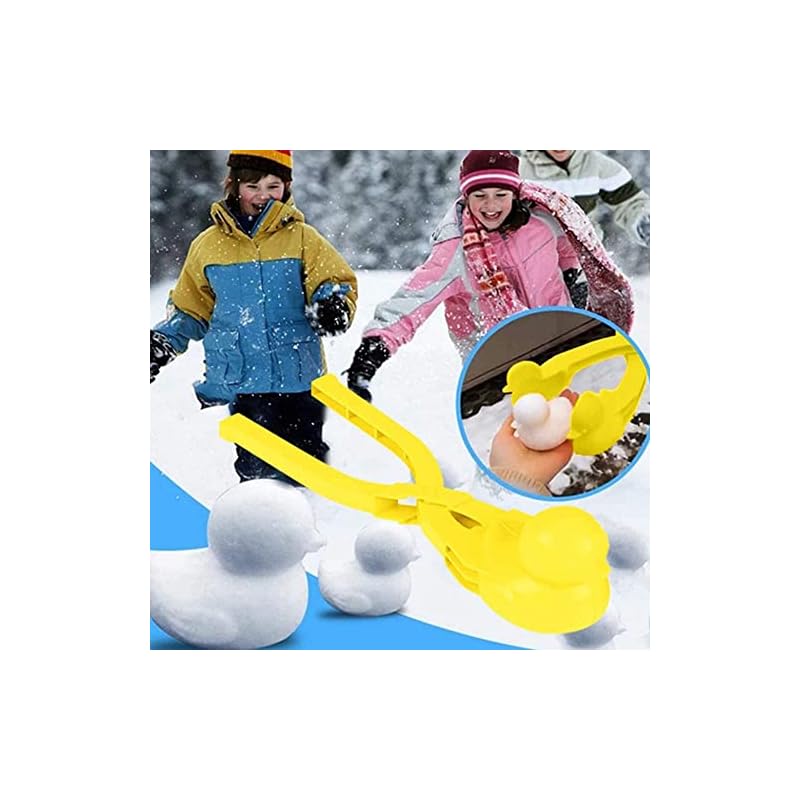 Snowball Maker, Duck-Shaped, Extra Large, for Making Snowballs, Playing In the Snow, Sand, and Having Snowball Fights, a Parent-Child Game for Kids