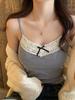 Women's 2024 V-Neck Lace Camisole: Slimming, Sleeveless Base Top with Beautiful Back Design