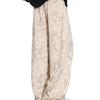 Spring Autumn Elastic Waist Tie Dye Wide Leg Loose Casual Pants Male Streetstye Trousers Men
