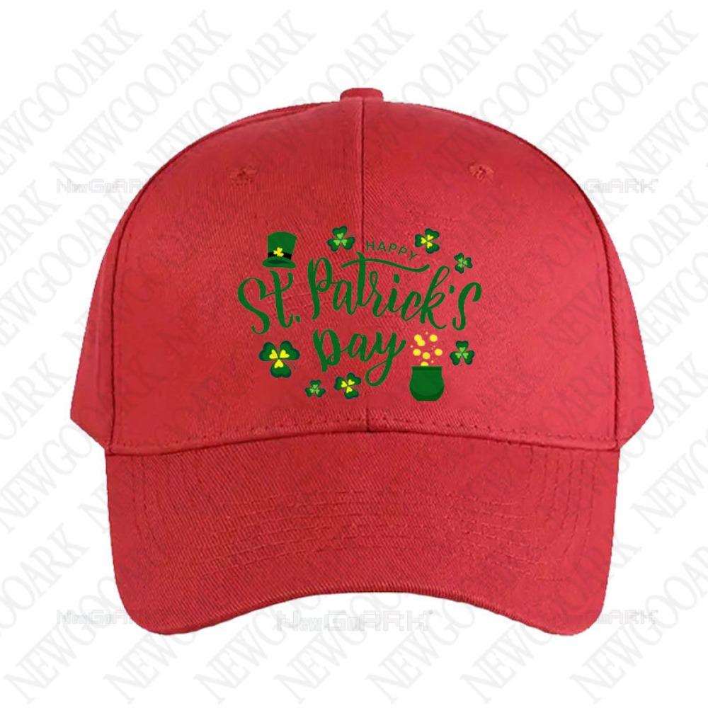 Happy St. Patricks Day Ireland Cap Summer Women Unisex Peaked Hat Fashion Casual Adjustable Printed Baseball Caps Trucker Cap