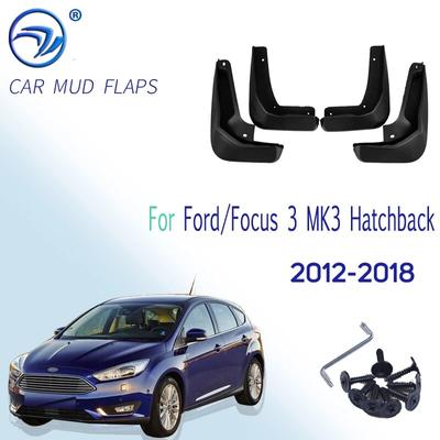 Car Mud Flaps Mudguards Mudflaps Splash Guards For Fender Accessories For Ford / Focus 3 MK3 Hatchback 2012-2018