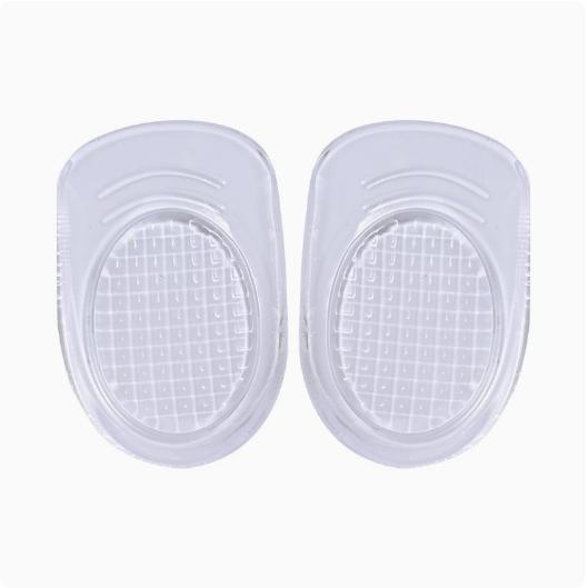 Heel Pads for Shoes - Density Height Increase Inserts, Absorbing Elastic Half Insoles, - Heel