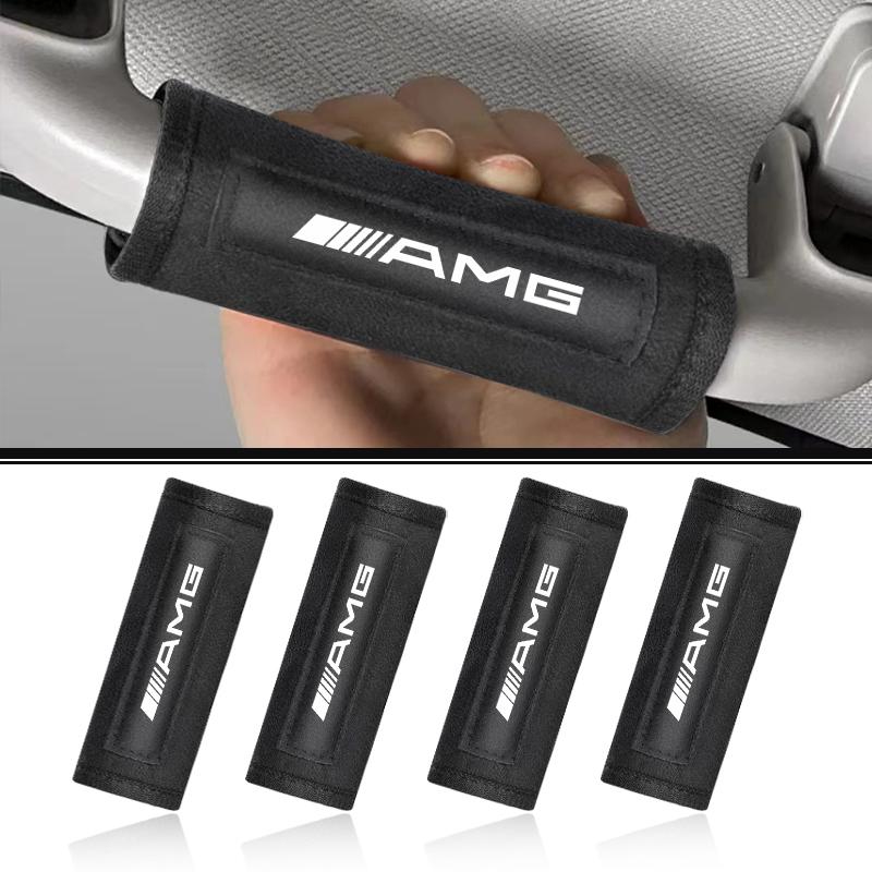 Car Interior Handle Protection Cover Roof Pull Gloves Car Styling For Mercedes Benz AMG GLE GLS GLC CLA GLB ML C500 C200 C300 W204 W206 W205 W212 W203