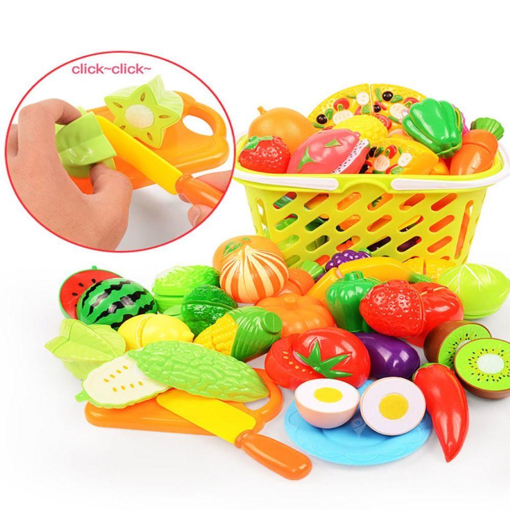 Fruit Vegetable Pretend Play Cooking Toys Children's Kitchen Toys Simulation Food Kitchen Toy