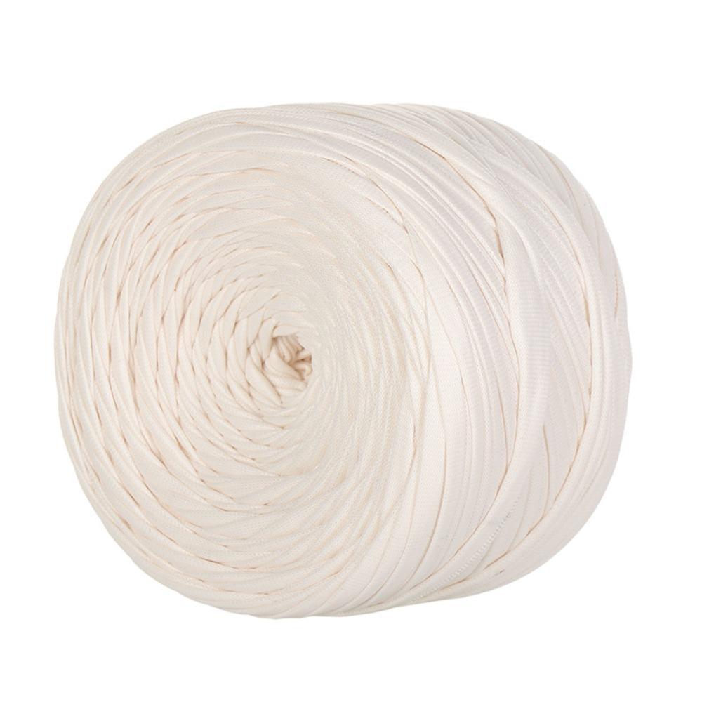 

200g/Roll Nappa Matte Faux Leather Yarn Woven Yarn Faux Leather Material Knitting Yarn Solid Color Crocheting Thread Yarn білий