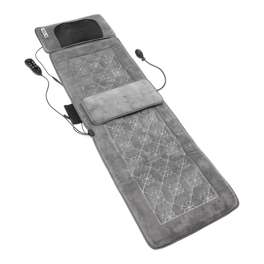 Full Body Massage Pad Vibration Gray Heated Electric Full Body Massage Mat for Salon Home Use 100‑240V US Plug