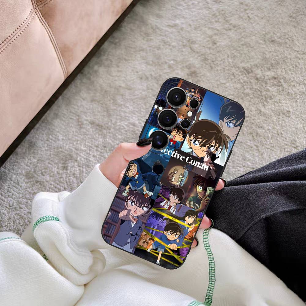 Japan D-Detective Conan Phone Case For Samsung S 24 Fe 25 Ultra Plus 20 Lite 21 30 22 23 24 22 Ultra 5G Fundas