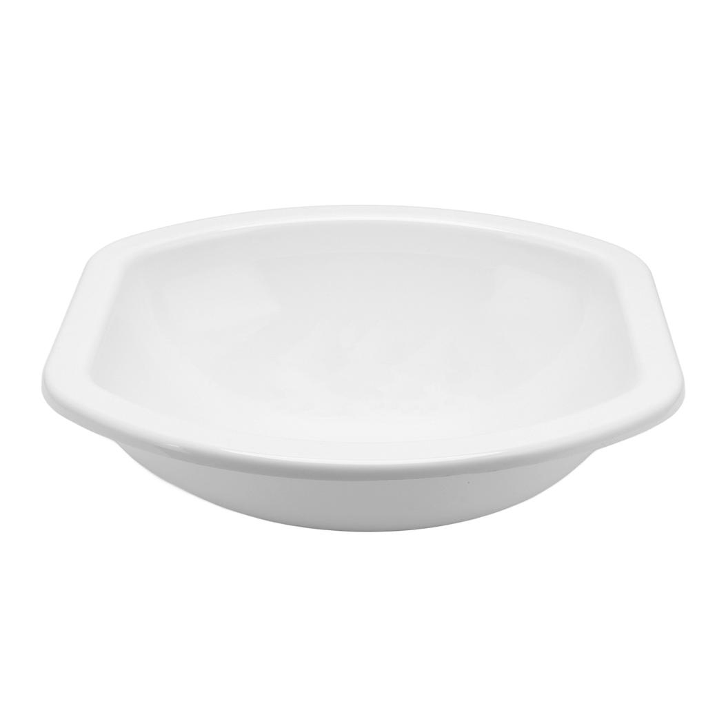 404x384x130mm White Vessel Sink Bowl Modern Acrylic 40mm Drain Hole for Caravans Campers Yachts Bathroom