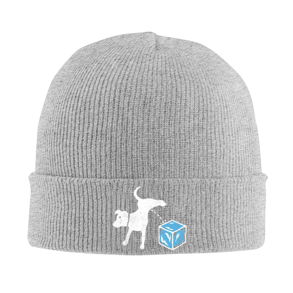 Anti ICE Dog Beanie Hats  Bonnet Hats Unisex Adult Casual Kpop Knit Hat Winter Design Elastic Caps