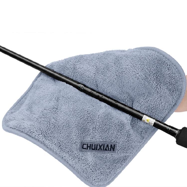 Fishing Towels Fishing Cleaning Towel with Clip Outdoor Fishing Accessory Soft Quick Drying Baits Towel Microfiber Towel