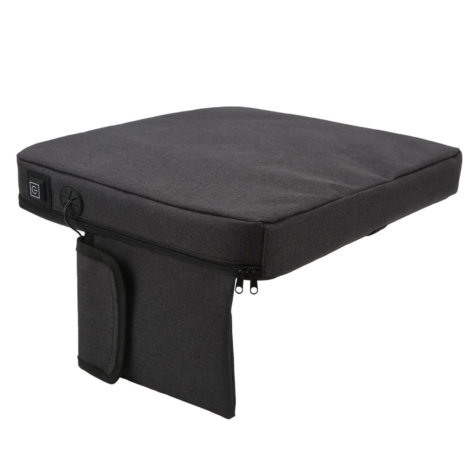 

Подушка для сиденья с подогревом, моющаяся через USB, портативная подушка для сиденья с подогревом для кемпинга в холодную погоду