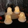 Friendly Ceramic Ghosty Statue Halloween Decoration Handmade Sculpture For Home Decoration
