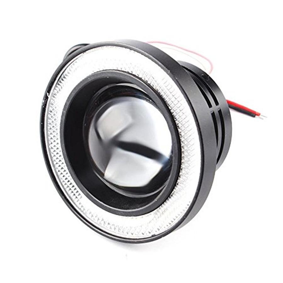 3.5" LED Car Fog Light White Angel Eyes Standlichtringe Driving Head Lamp 12V 2x