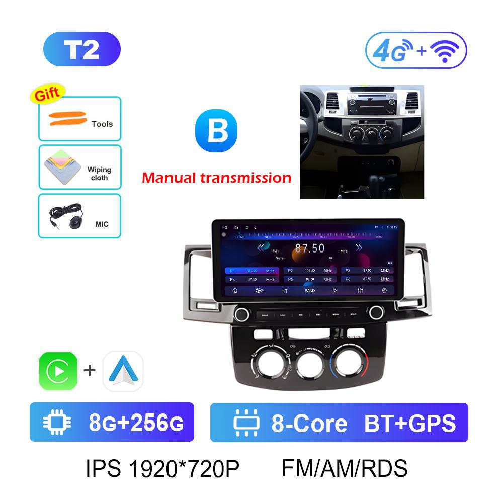For Toyota Hilux 2005 2006 2007 2008 - 2014 Car Video Radio Multimedia Player Android Smart System Navigation GPS Bluetooth WIFI