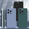 For iPhone 16 Pro Max Case Cover iPhone 16 Pro Capas Original Square Liquid Silicone Fundas iPhone 16 Pro Max 15 Plus Soft Cover