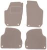 Beige Velour Floor Mats For: Skoda Fabia II Hatchback, Station Wagon (2007-2014)