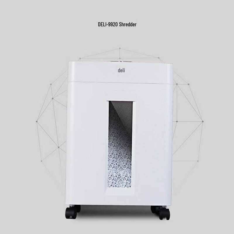 Deli 9920 Office Home Paper Shredder CN Plug (adapter Included)